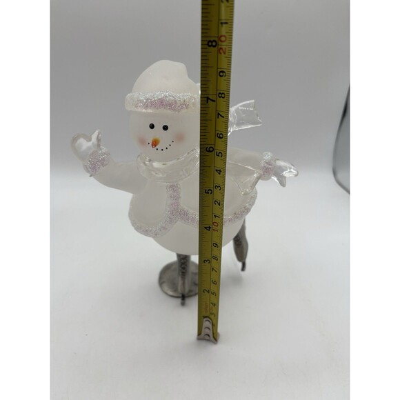 VTG House of Lloyd Christmas Around The World Skating Snowlady & Snowman - Picture 12 of 13